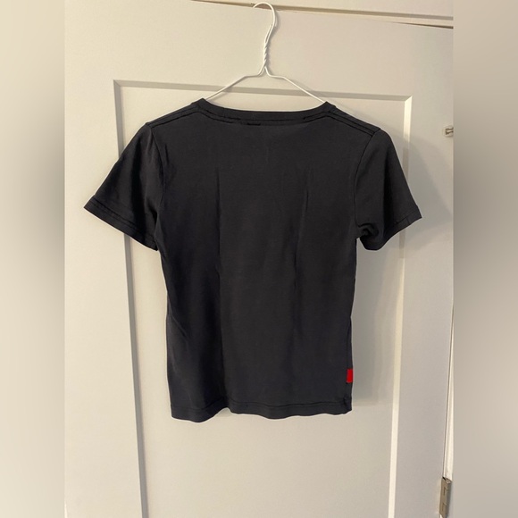 AIR JORDAN | Black T-Shirt with Red Jumpman Brand Logo - Picture 3 of 8